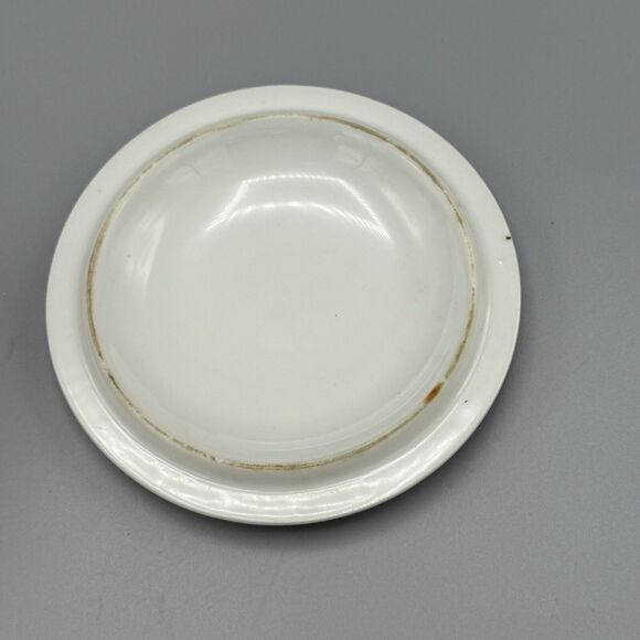 Vtg 4" Rnd Trinket Box Gold Trim Flower Pot Porcelain Inlay Imari Japan Unmarked - Picture 5 of 9